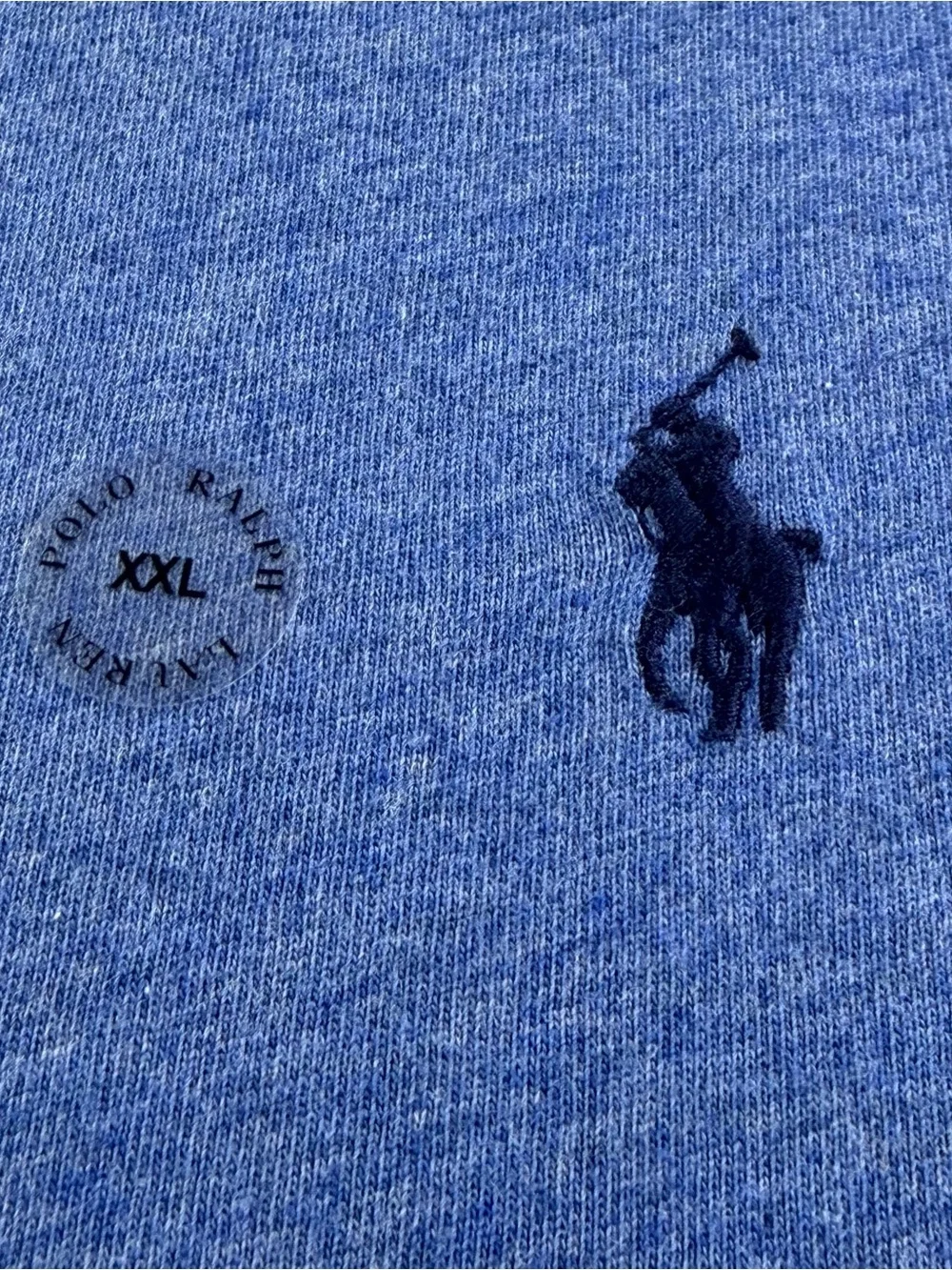 Polo Ralph Lauren XXL Classic Fit Long Sleeve T Shirt Pullover Blue Pony NWT